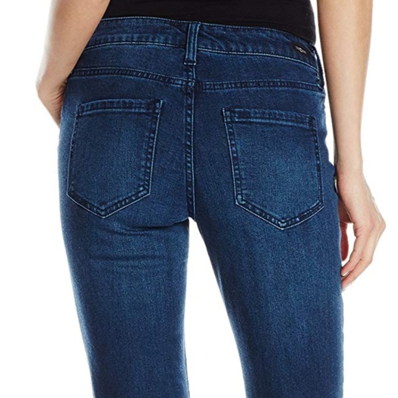 Liverpool Dark Denim Michelle Capri Pants Waist 25 - Picture 3 of 8